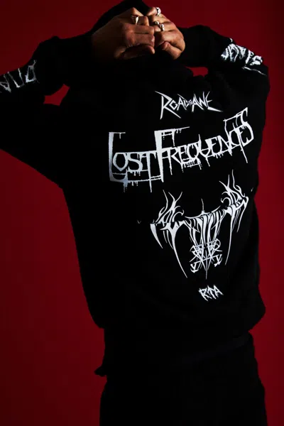 Rta Floyd Zip Up Hoodie In Black