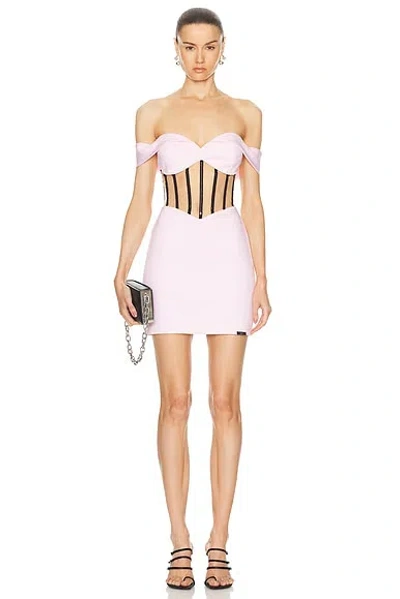 Rta For Fwrd Evie Mini Dress In Festive Pink | ModeSens