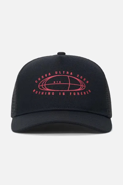 Rta Gideon Trucker Hat In Black Globe