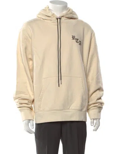 Pre-owned Rta Graphic Print Crew Neck Hoodie W/ Tags In Neutrals
