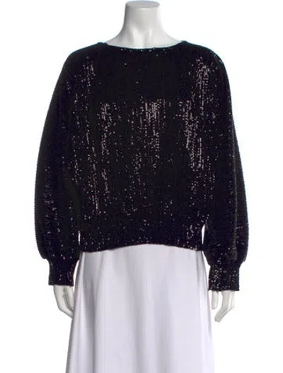 Pre-owned Rta Graphic Print Crew Neck Sweater W/ Tags In Black