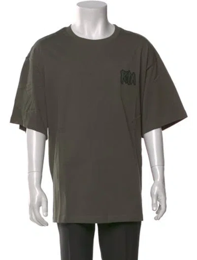 Pre-owned Rta Graphic Print Crew Neck T-shirt W/ Tags In Green