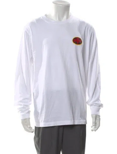 Pre-owned Rta Graphic Print Crew Neck T-shirt In White