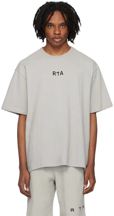 Rta Gray Colin T-shirt In Dove Grey