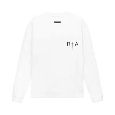 Pre-owned Rta Greatest Hits Long-sleeve Tee 'white' | Men's Size Xl