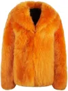 Rta Gustave Lambswool Jacket In Orange