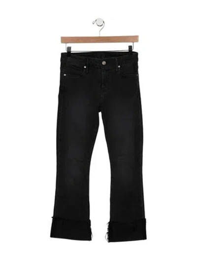 Pre-owned Rta High-rise Flared Jeans In Black