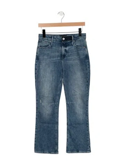 Pre-owned Rta High-rise Flared Jeans In Blue