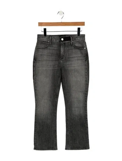 Pre-owned Rta High-rise Flared Jeans In Gray