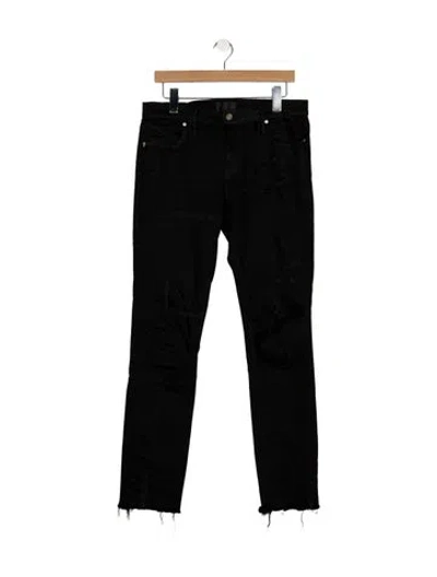 Pre-owned Rta High-rise Skinny Leg Jeans In Black