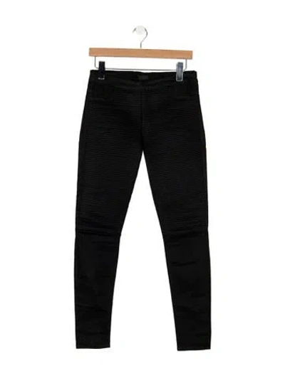 Pre-owned Rta High-rise Skinny Leg Jeans In Black