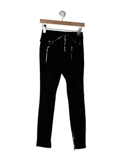 Pre-owned Rta High-rise Skinny Leg Jeans In Black