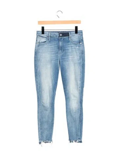 Pre-owned Rta High-rise Skinny Leg Jeans In Blue