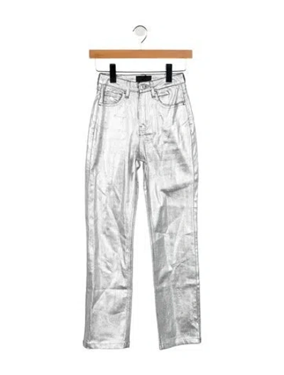 Pre-owned Rta High-rise Straight Leg Jeans