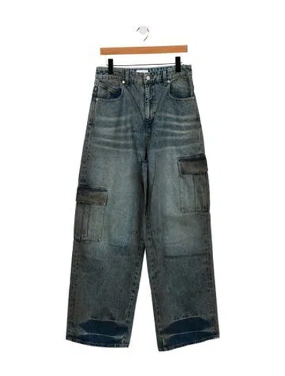 Pre-owned Rta High-rise Wide Leg Jeans In Multi