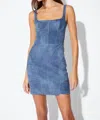 RTA JOANA DRESS IN VINTAGE INDIGO