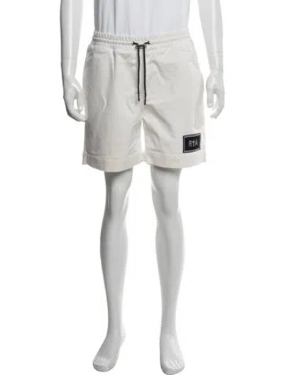 Pre-owned Rta Jogger Shorts In White