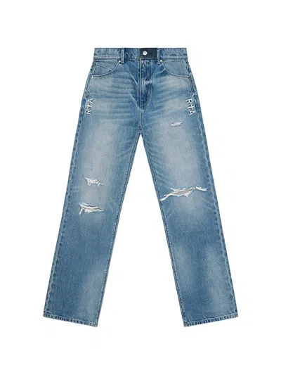 Rta Jonas Distressed Jeans In Blue