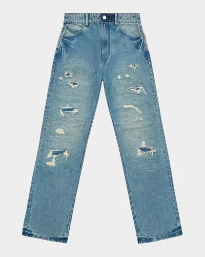Rta Jonas Distressed Straight Jeans In Multi