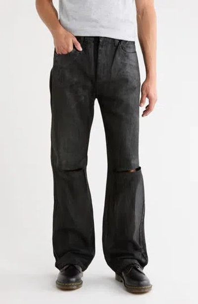 Rta Jonas Straight Jeans In Black