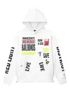 Rta Jordan Graphic-print Hoodie In White