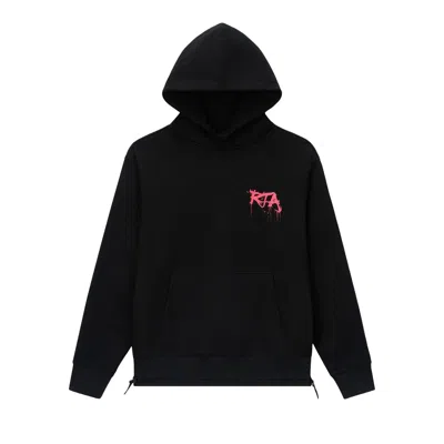 Pre-owned Rta Jordan Hoodie 'black Graffiti Pink' | Men's Size S