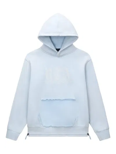 Rta Jordan Logo-print Hoodie In Blue