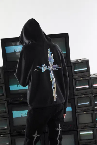 Rta Jordan Oversized Hoodie In Black