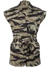 Rta Kahtia All-over Print Jumpsuit In Black