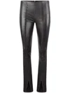 Rta Lei Mesh Turtleneck Top In Black
