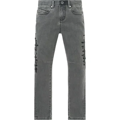 Rta Boys' Benson Skinny Jeans - Big Kid In Gray