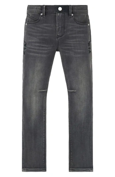 Rta Kids' Benson Skinny Jeans In Gray