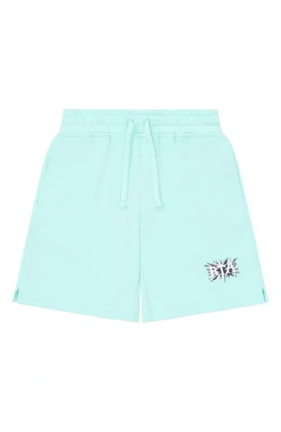 Rta Kids' Conner Cotton Sweat Shorts In Black