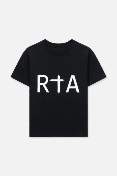 Rta Kids Edson Short Sleeve Tee In Black