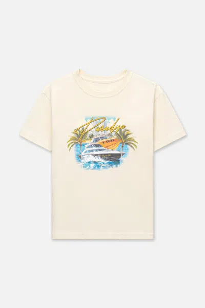 Rta Kids Edson Short Sleeve Tee In Neutral
