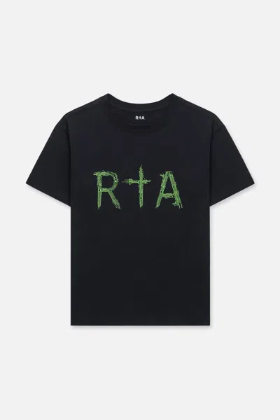 Rta Kids Lawson Short Sleeve Tee In Black