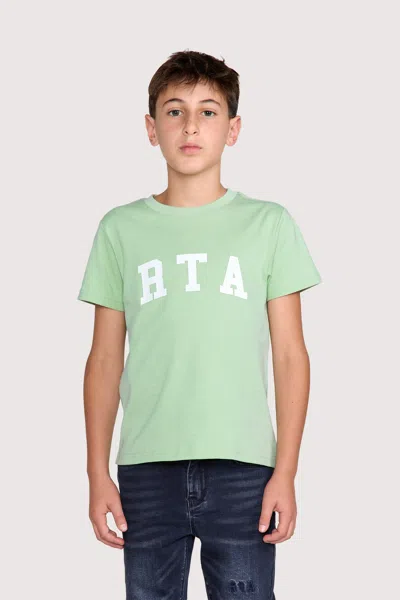 Rta Kids Lawson Short Sleeve Tee In Green