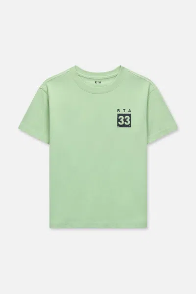 Rta Kids Lawson Short Sleeve Tee In Green