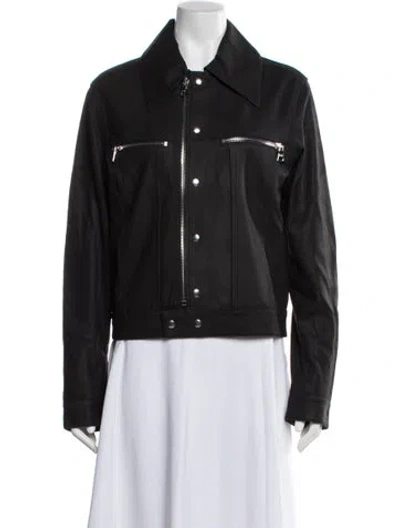 Pre-owned Rta Lambskin Jacket W/ Tags In Black