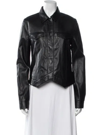 Pre-owned Rta Lambskin Jacket W/ Tags In Black
