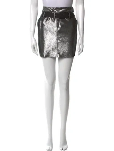 Pre-owned Rta Lambskin Mini Skirt