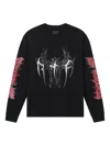 Rta Lawrence "black Cyber Sigilism" Sweatshirt In Black