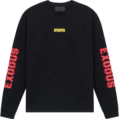 Rta Lawrence Exodus Long Sleeve Graphic T-shirt In Blue