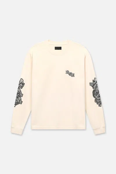Rta Lawrence Long Sleeve Tee In Neutral