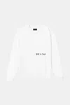 Rta Lawrence Long Sleeve Tee In White