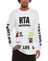 Rta Underground Text-print Sweatshirt In Multi