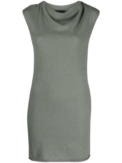 Rta Leana Rib-knit Dress In 绿色
