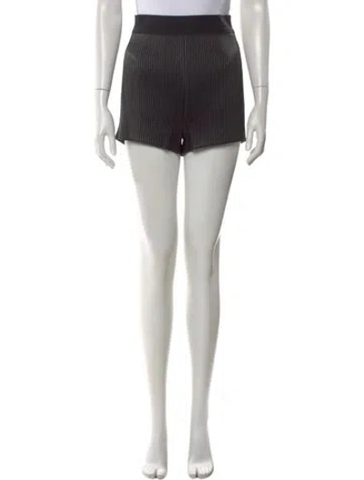 Pre-owned Rta Leather Mini Shorts W/ Tags In Black