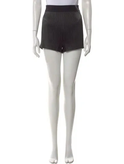 Pre-owned Rta Leather Mini Shorts W/ Tags In Black