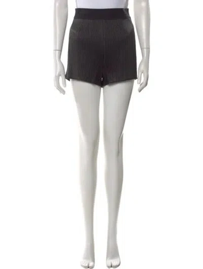 Pre-owned Rta Leather Mini Shorts W/ Tags In Black